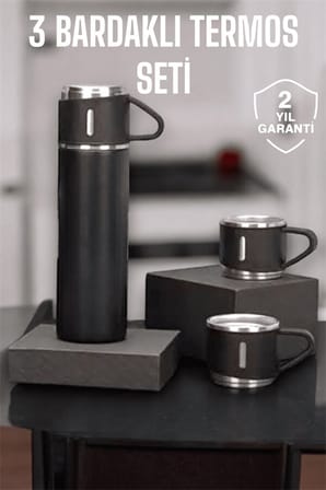 500 ml Kapasiteli Taşınabilir Basınçlı Termos Seti Günlük Kullanım için İd