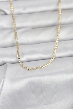 CM 14K Gold Renk İnce Kuşgözü Zincir Model 60 cm Kadın Kolye 5886