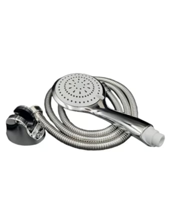 Duş Başlığı Seti Spiral Hortum Hareketli El Duşu Tutacağı Kirece Dayanıklı