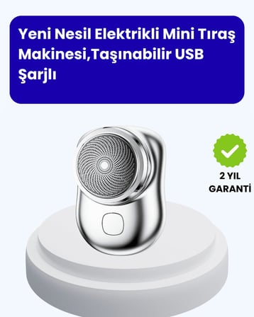 Cep Tipi Elektrikli Tıraş Makinesi – Güçlü Sessiz Su Geçirmez ve Ultra Taş?