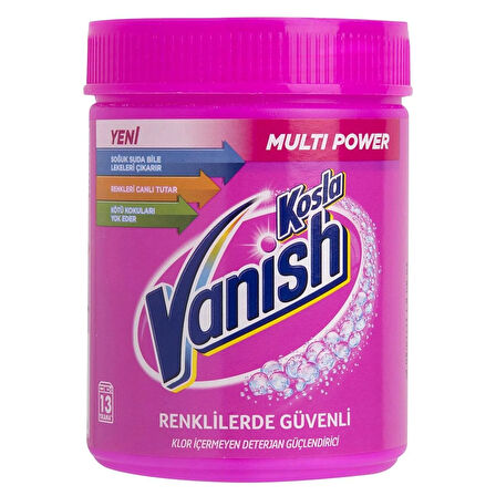 Kosla Vanish Kosla Multipower Renkliler için Leke Çıkarıcı ve Deterjan Güçlendirici 400 gr