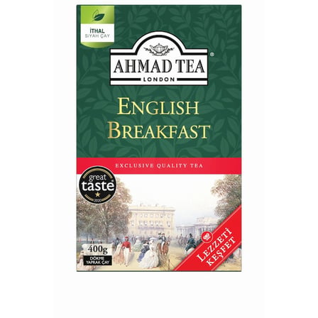 Ahmad Tea Englısh BrekFast Dökme Siyah Çay 4’lü Avantaj Paket 1.6 KG (4 x 400 Gr)