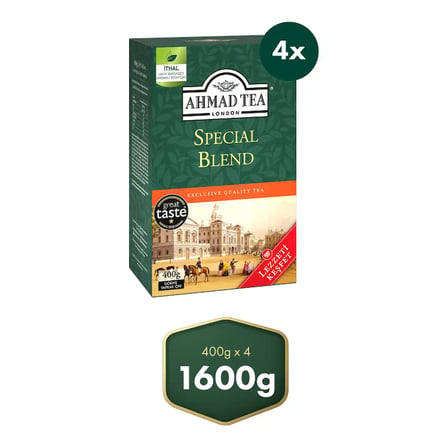 Ahmad Tea Special Blend Dökme Siyah Çay 4’lü Avantaj Paket 1.6 KG (4 x 400 Gr)