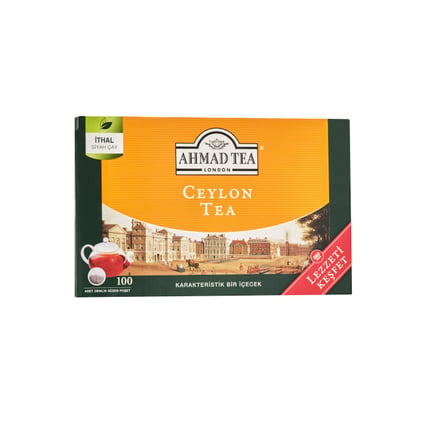 AHMAD TEA CEYLON  100X3,2 GR DEMLİK POŞET ÇAY x 6 Adet