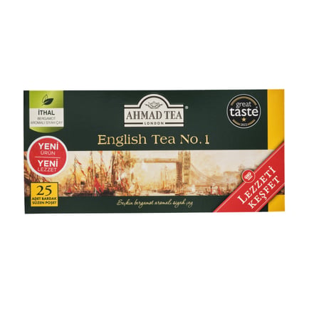 AHMAD TEA No.1 English Tea Bardak Poşet Çay 25x2 gr - 300 Adet