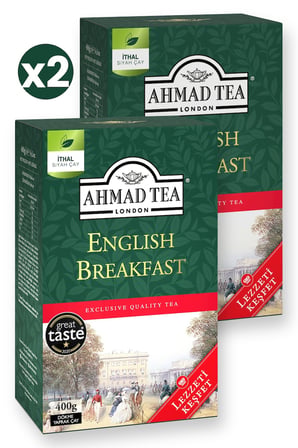 Ahmad Tea English Breakfast 400 G Dökme Çay 2'li Ekonomik Paket – Toplam 800 Gram Dökme Çay