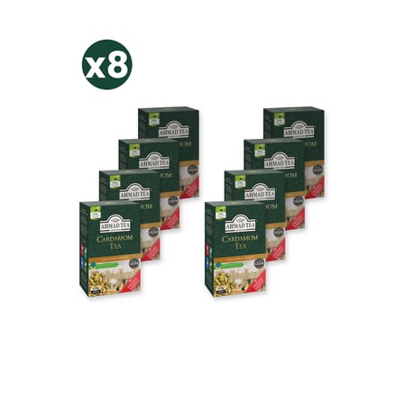 Ahmad Tea Cardamom Tea 400 G Dökme Çay 8'li Ekonomik Paket – Toplam 3200 Gram Dökme Çay