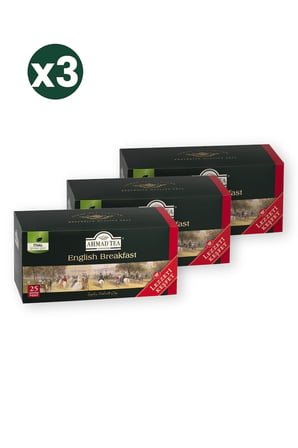 Ahmad Tea English Breakfast Bardak Poşet Çay 25'li 50 G 3'li Ekonomik Paket – Toplam 75 Bardak Poşet