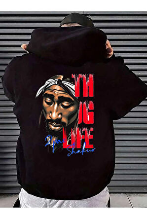 Unisex Kadın Erkek Kapüşonlu Kanguru Cepli Oversize Sweatshirt Hoodie The Ugly Life