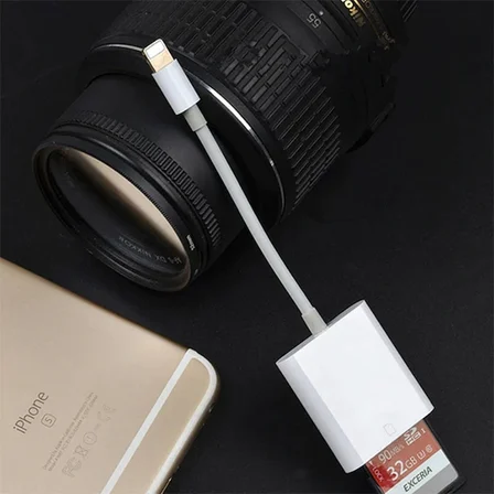 Northcity iPhone/İPad Lightning To SD Kart Adaptörü NK105 - Hızlı ve Güvenli Depolama Çözümü