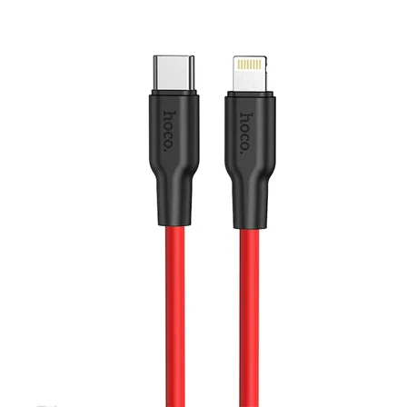 Northcity HOCO X21 Plus 20W PD Silikon Hızlı Şarj Kablosu iPhone Lightning - 1m