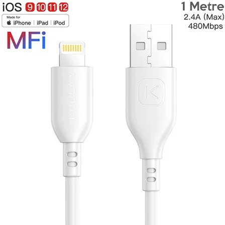 Northcity 1 Metre MFi Sertifikalı iPhone Lightning USB Şarj Kablosu 2.4A - Hızlı ve Dayanıklı