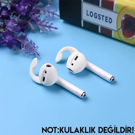 Northcity AirPods Silikon Sabitleyici Kılıf – Kulaktan Düşmeyi Önleyen Sağ Sol Set