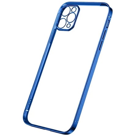 Northcity iPhone 12 Pro 6.1 Metal Görünümlü Darbeye Dayanıklı Silikon Kılıf - Şok Absorbe