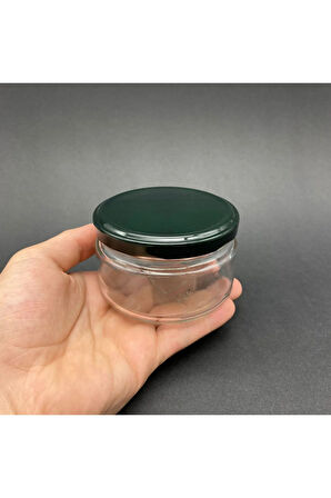 10 ADET 230 CC CAM KAVANOZ - 230 ML CAM KAVANOZ - GENİŞ MAGNOLİA KAVANOZU