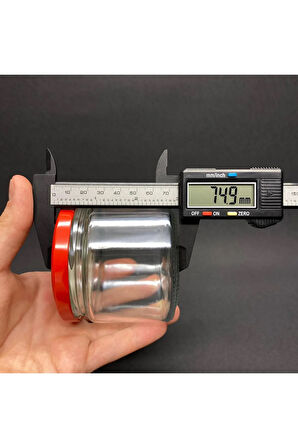 10 Adet 330 Cc Cam Magnolia Kavanozu Kapaklı