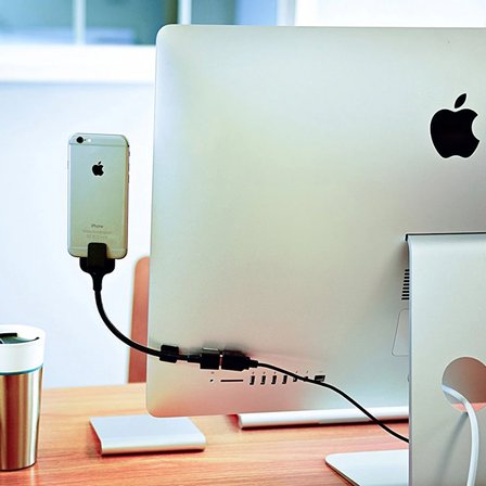 Northcity Lazy Acrobat Metal USB Stand Android Micro USB (5775) - Araç ve Masada Şarj Tutucu