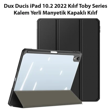 Northcity iPad 10.2" 2022 Kılıf Manyetik Uyandırma & Kalem Yerli Stand Manyetik Kapaklı