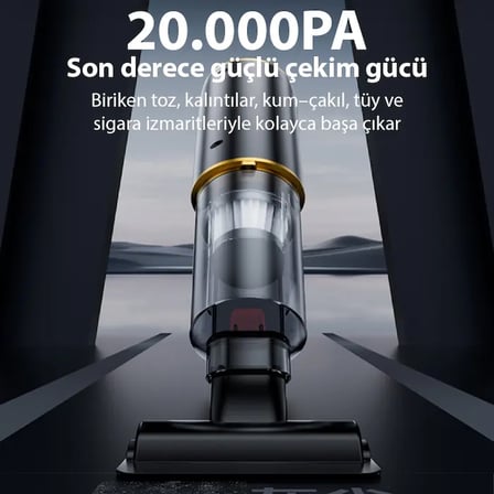 Northcity 20000 PA Güçlü Kablosuz El Süpürgesi - Üflemeli & Vakumlu Ev ve Araç İçin Mükemmel Çözüm