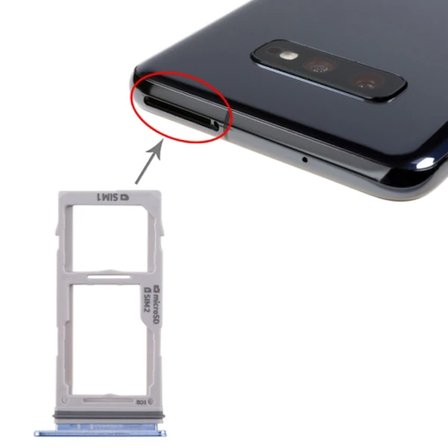 Northcity Galaxy S10/S10+/S10e SIM Yuvası & Çift SIM Kart Kapağı – Orjinal Tutucu Tek Parça