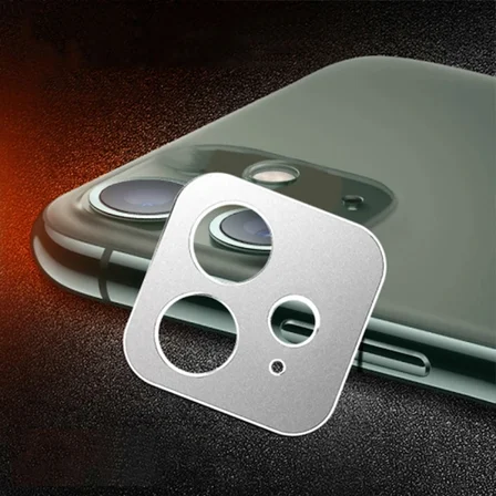 Northcity 3D Metal Kamera Lens Koruyucu – iPhone 11 6.1" Full HD Çözünürlük Bozmadan Kırılmaz Koruma