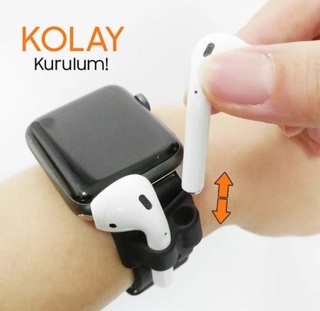Northcity Ally Airpods Silikon Saat Tutucu - 5775 | AirPods Tutucu ve Kaymaz Silikon Kılıf