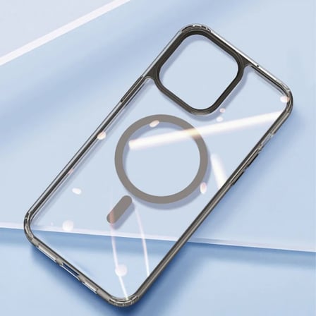 Northcity Magsafe Uyumlu iPhone 14 Pro 6.1 Manyetik Silikon Kılıf – Sararmayan Şeffaf Tam Koruyucu