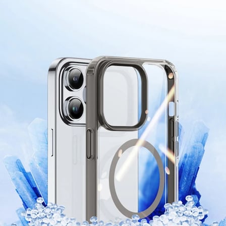 Northcity Magsafe Uyumlu iPhone 14 Pro 6.1 Manyetik Silikon Kılıf – Sararmayan Şeffaf Tam Koruyucu