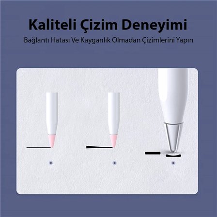 Northcity Dux Ducis Apple Pencil İçin Renkli Kalem Ucu 10x-(5775)