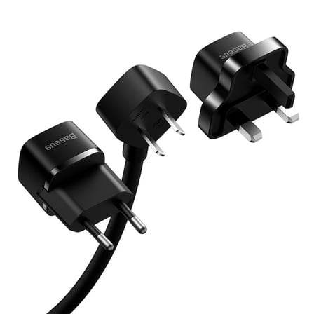 Northcity Çoklu Uyumlu Mini Uzatma Kablosu 1AC 1m 2500W - EU/UK Adaptörlü