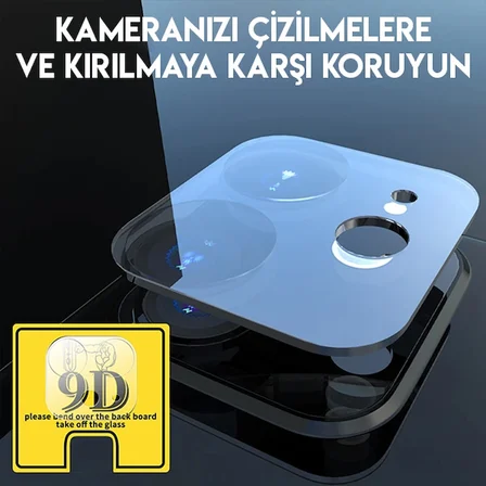 Northcity iPhone 11 6.1" Kamera Lens Koruyucu Cam – Kırılmaz, Çizilmez, HD Temper Cam