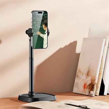 Northcity 360° Dönebilen Yükseklik Ayarlı Masa Üstü Telefon Tutucu -Vlog & Toplantı Uyumlu