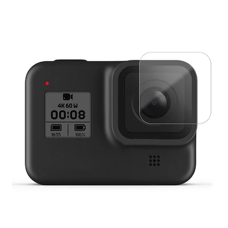Northcity Gopro Hero 8 2in1 Darbe Emici Ekran Koruyucu 2 SET - Kabarcıksız ve Çizilmeye Dayanıklı
