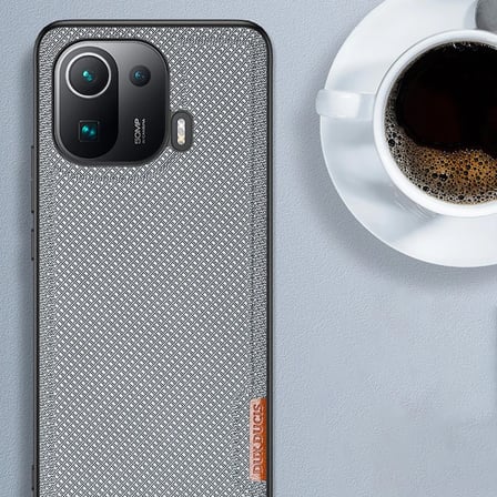 Northcity Xiaomi Mi 11 Pro Kılıf Premium Dokuma Silikon - Darbeye Dayanıklı 5 Katmanlı Koruma