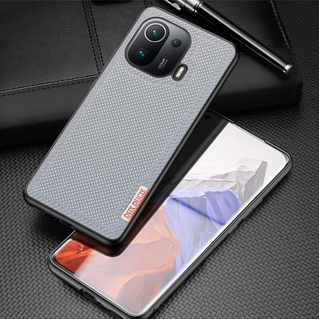 Northcity Xiaomi Mi 11 Pro Kılıf Premium Dokuma Silikon - Darbeye Dayanıklı 5 Katmanlı Koruma