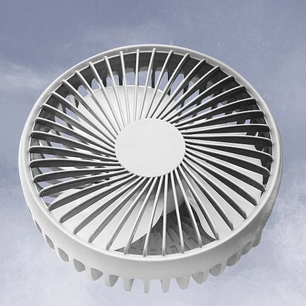 Northcity Çift Başlıklı Araç Fanı Oto Fan Vantilatör 12V 24V - R-8037 (5775) | Araç İçi Soğutma
