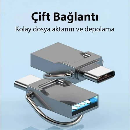 Northcity Type-C USB OTG 64GB Flash Bellek – 100MB/s Hızlı ve Çift Uçlu