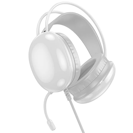 Northcity HOCO W109 Rich Gaming Kulaküstü Kulaklık – 50 mm Sürücü, Gürültü Engelleyici, RGB Işık, USB+3.5 mm