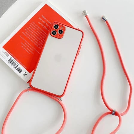 Northcity iPhone 11 Pro Max 6.7 Askılı Silikon Kılıf – Darbelere Dayanıklı Şeffaf Koruyucu