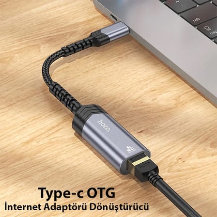 Northcity USB-C Gigabit Ethernet Adaptörü – 1000 Mbps RJ45 Dönüştürücü
