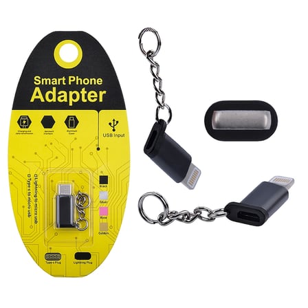 Northcity Ligtining Micro USB Dönüştürücü Adaptör Çevirici Başlık Anahtarlık - A++ Kalite (5775)