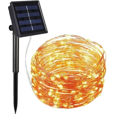 Northcity Güneş Enerjili 10 Metre Renkli Bahçe Aydınlatması – Su Geçirmez LED