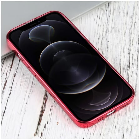 Northcity iPhone 13 Pro Max 6.7" Lazer Kaplama Renkli Kenar Şeffaf Kılıf – Sararmaz Kamera Koruma