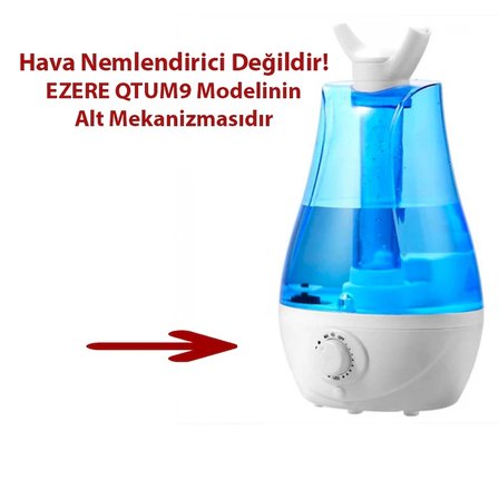 Northcity EZERE QTUM9 Çift Sprey Ultrasonik Hava Nemlendirici 3.5L Alt Haznesi - Yedek Parça