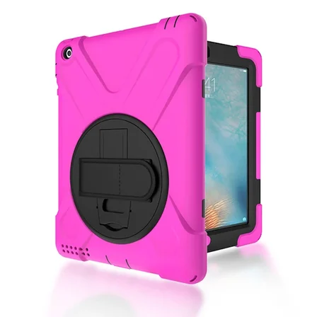 Northcity iPad 2/3/4 3 Katmanlı Standlı Zırh Kılıf - Shockproof ve Tam Koruma