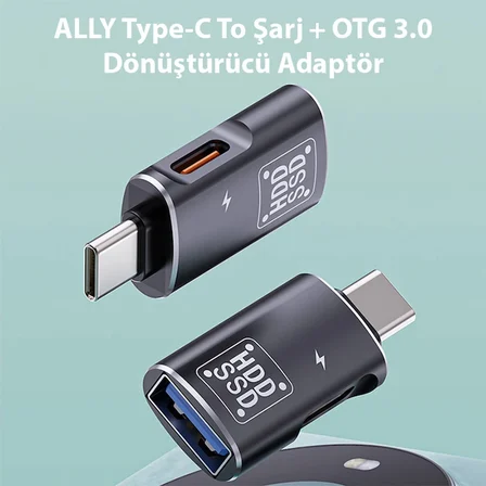 Northcity USB-C OTG Şarj Adaptörü 3.0 - Type-C USB Dönüştürücü