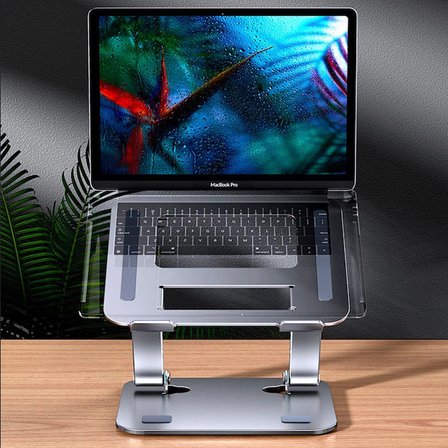 Northcity Yükseklik Ayarlı Laptop Standı - Omurga Dostu Katlanabilir Alüminyum