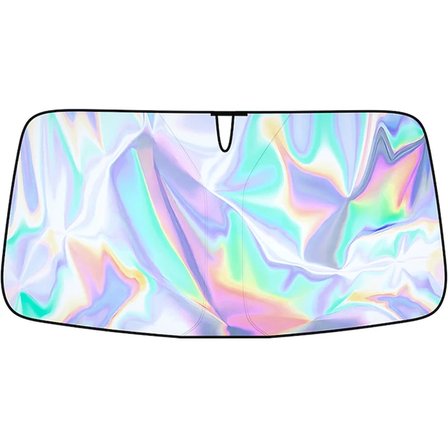 Northcity Katlanabilir Ön Cam Güneşliği 140x70 cm - Titanium Gümüş Araç Güneş Gölge Koruyucu