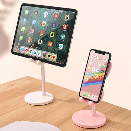 Northcity Tavşan Desenli Ayarlanabilir Masa Üstü Telefon & Tablet Standı - Sevimli Hareketli Tutucu