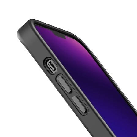 Northcity iPhone 14 Plus Mat Altın Kalkan Silikon Kılıf – Darbeye Dayanıklı